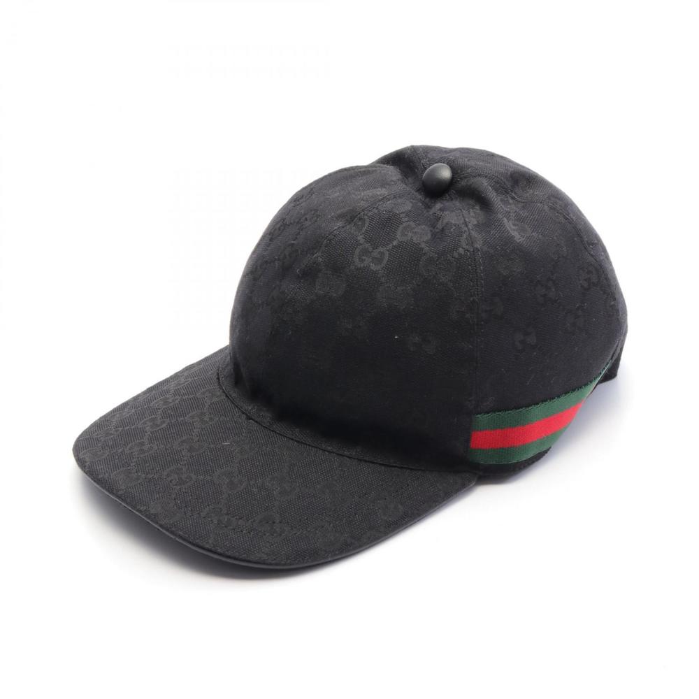 Gucci Gg Webline Cap Hat Black